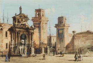 Carlo Grubacs - View Of The Arsenale, Venice