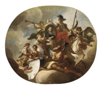 Carlo Innocenzo Carlone - The Apotheosis of a Cleric