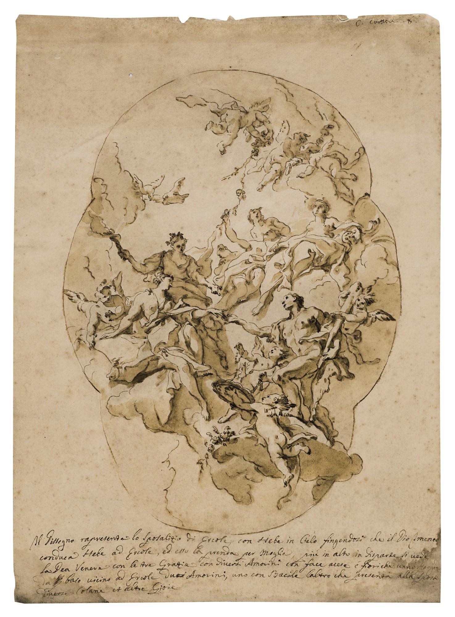 Carlo Innocenzo Carlone - The Marriage of Hercules and Hebe