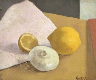Carlo Levi - Natura morta con limoni