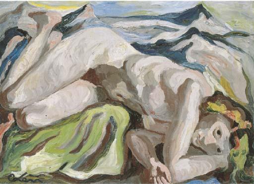 Carlo Levi - Nudo disteso