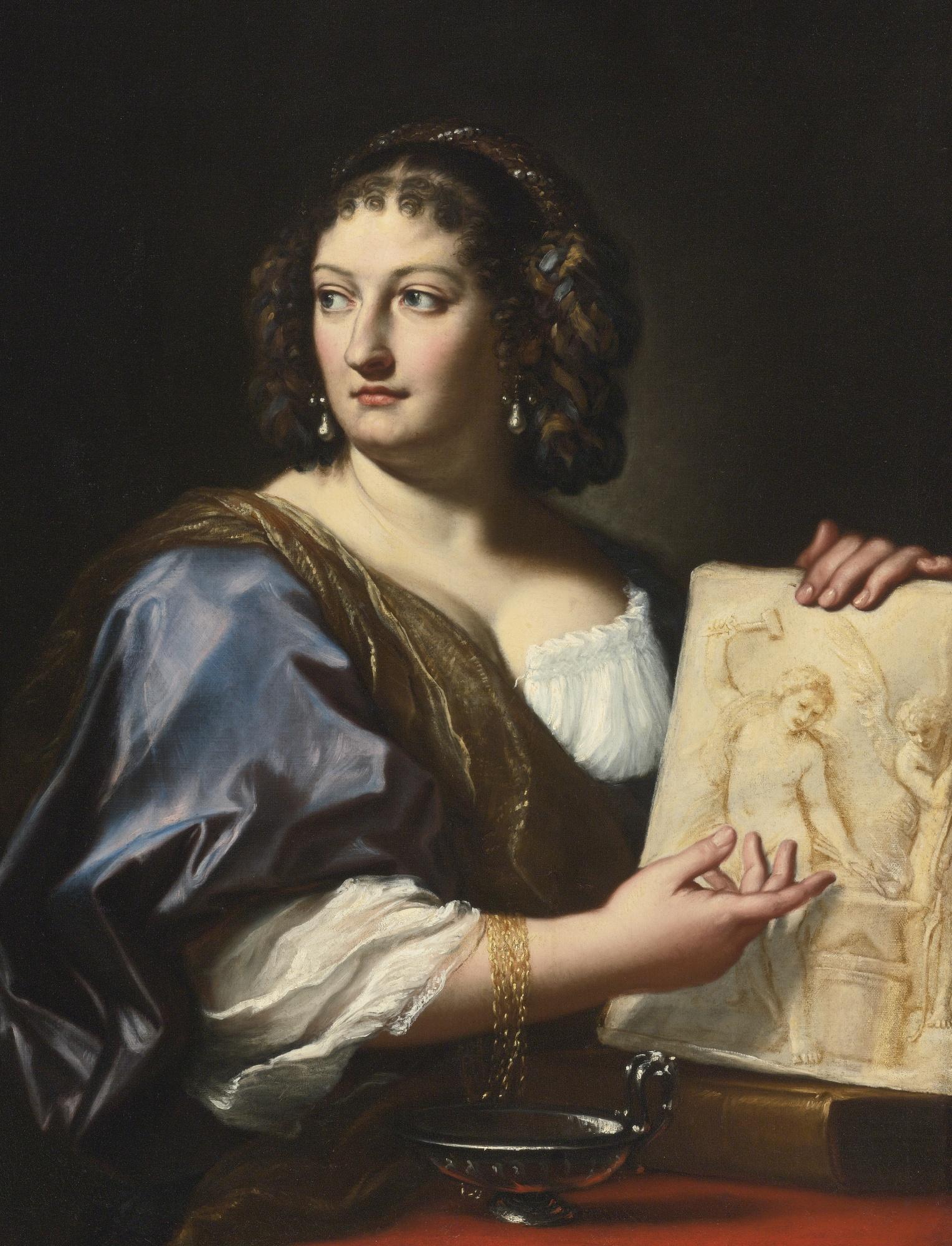 Carlo Maratta - Portrait Of Francesca Gommi Maratta