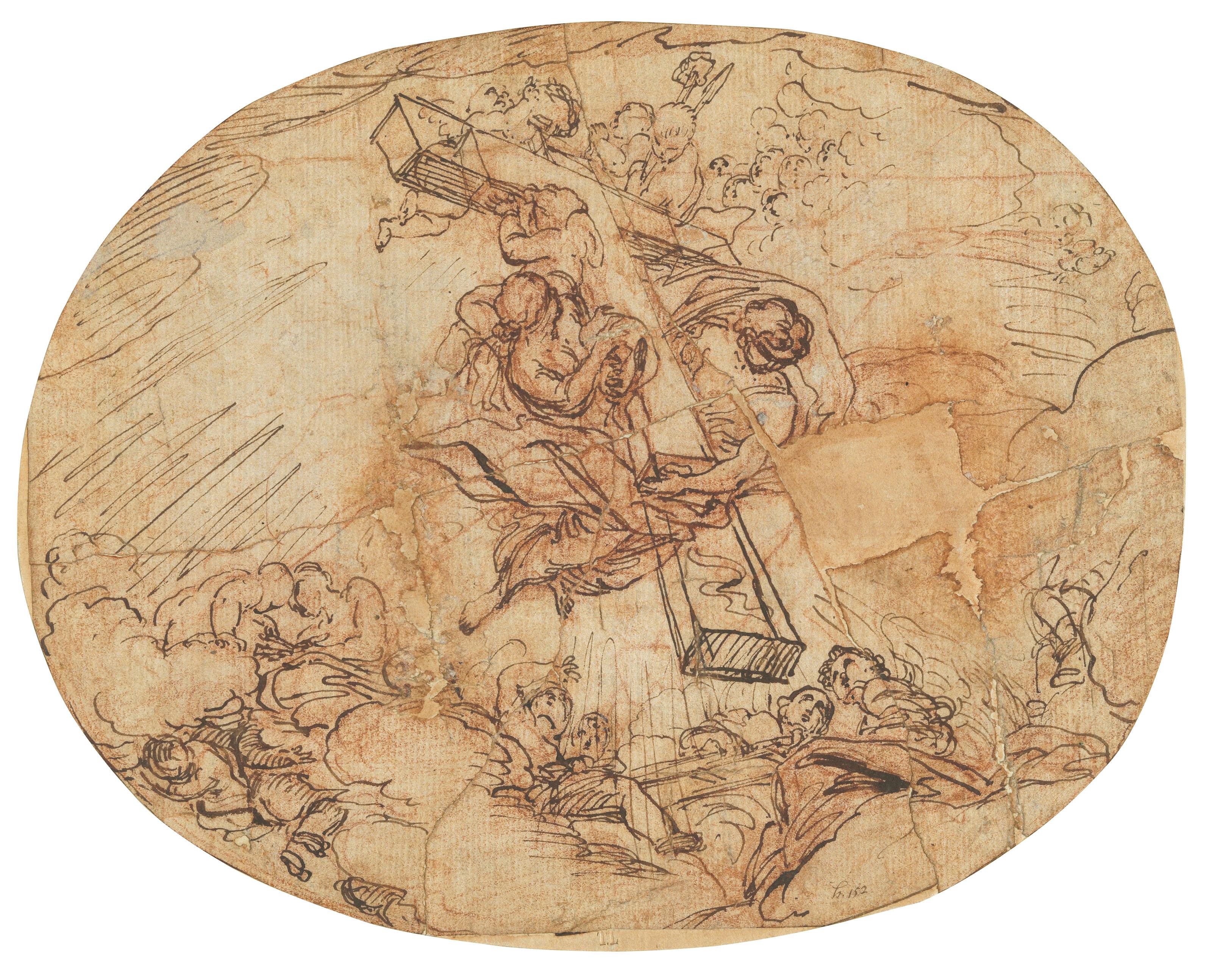 Carlo Maratti - A vision of the Cross