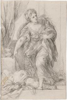 Carlo Maratti - Recto: Study For Jael And Sisera; Verso: Study Of Jael