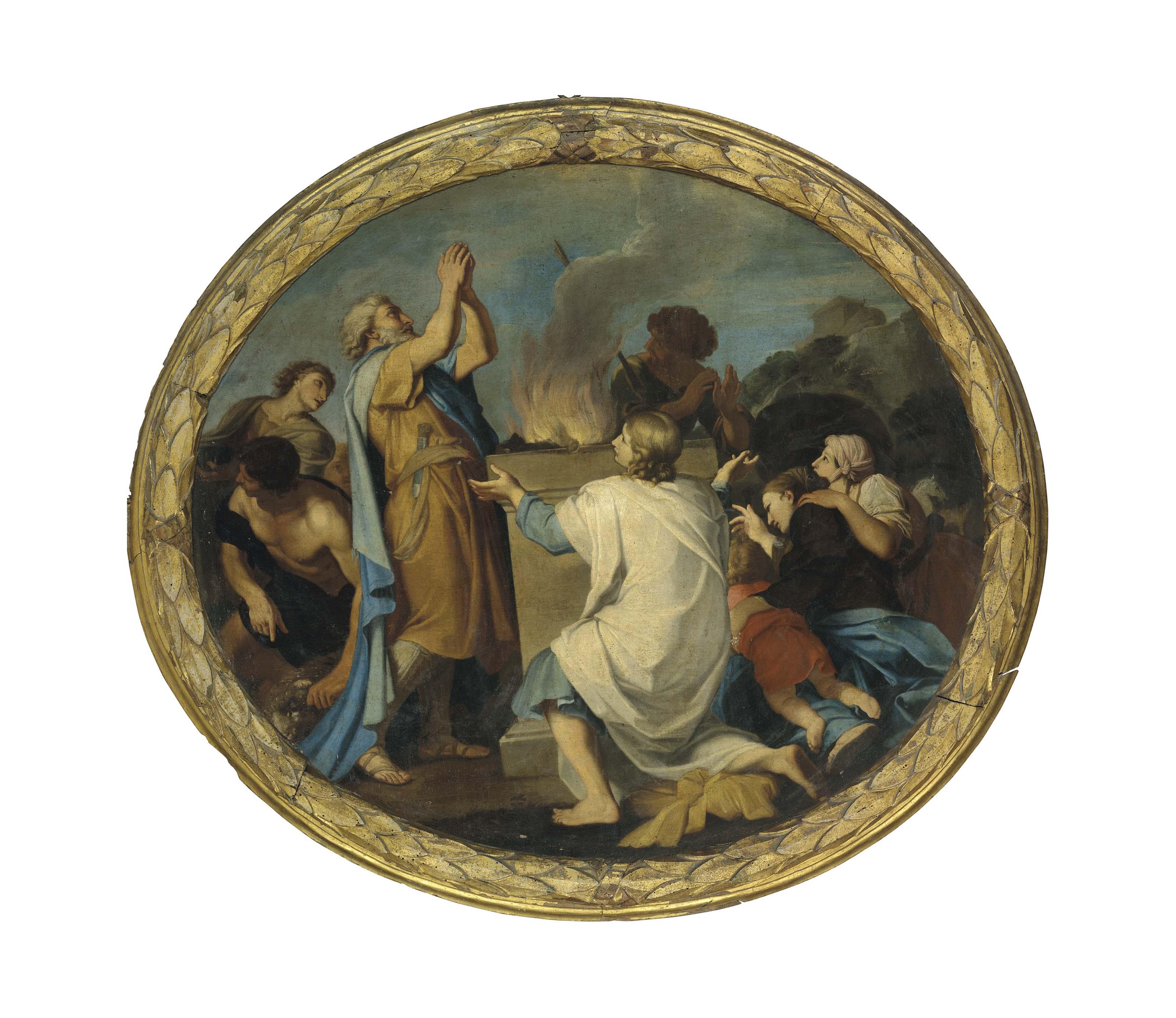 Carlo Maratti - The Sacrifice of Noah