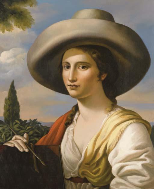 Carlo Maria Mariani - Autoritratto Immaginario di Angelica Kauffmann