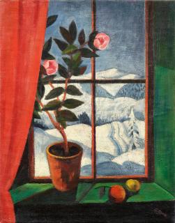 Carlo Mense - Blühende Kamelie