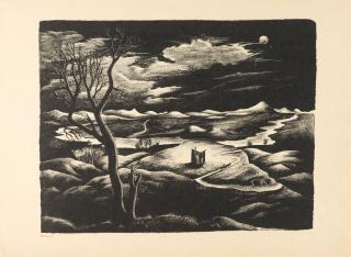 Carlo Mense - Italienische Landschaft.