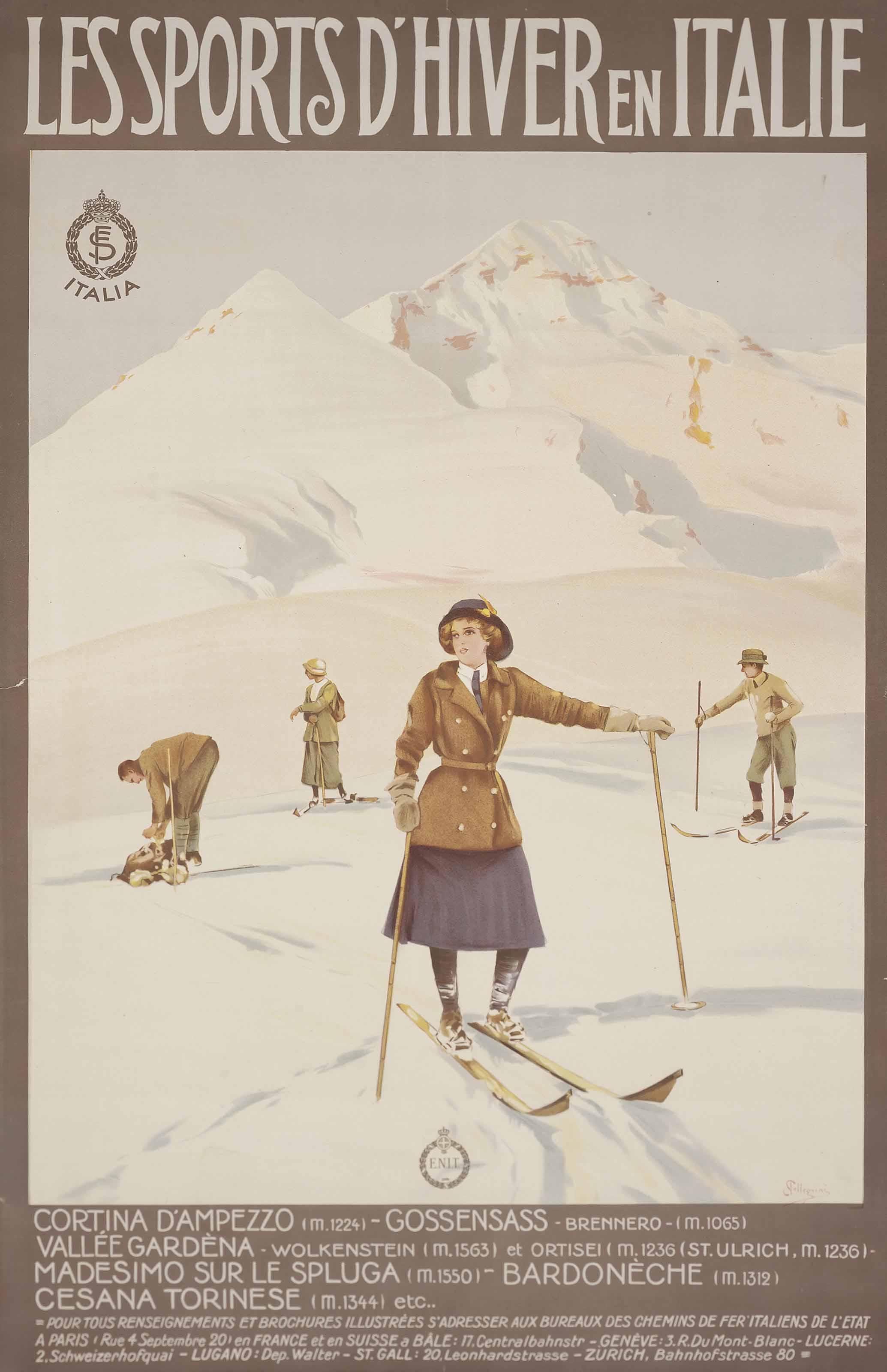 Carlo Pellegrini - Les Sports D\'Hiver En Italie