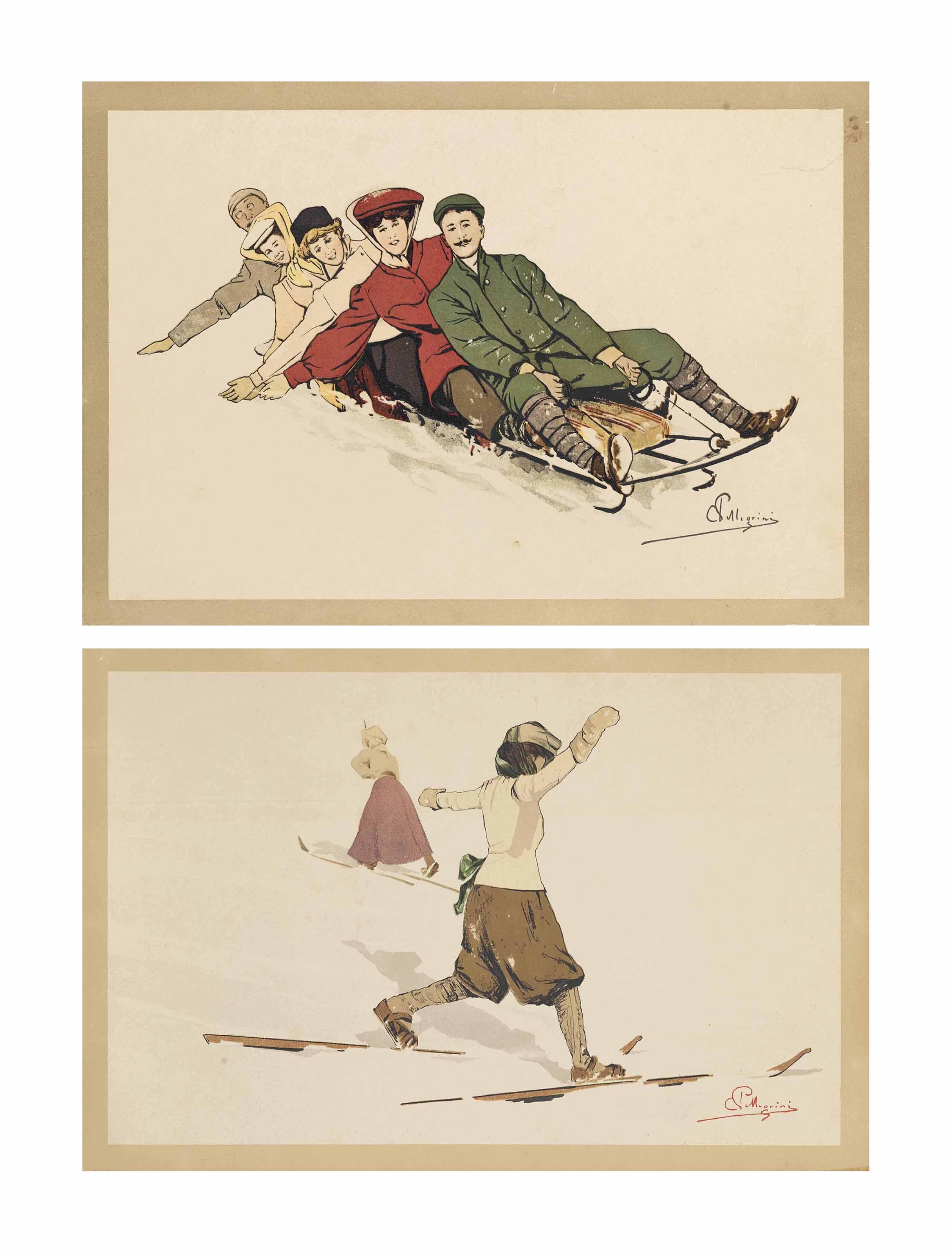 Carlo Pellegrini - Rounding A Turn & Dancing On Ice