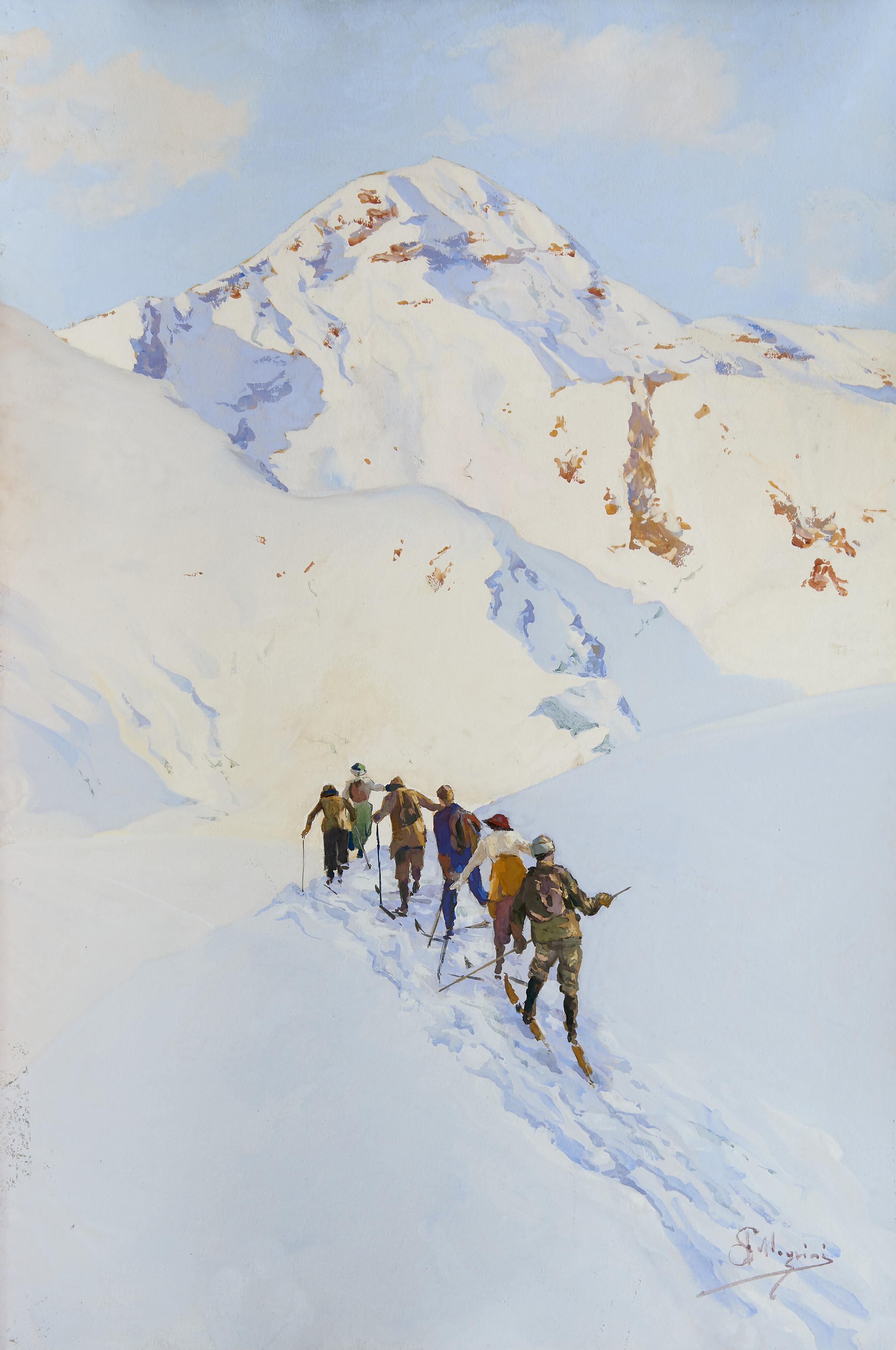 Carlo Pellegrini - Scialpinisti