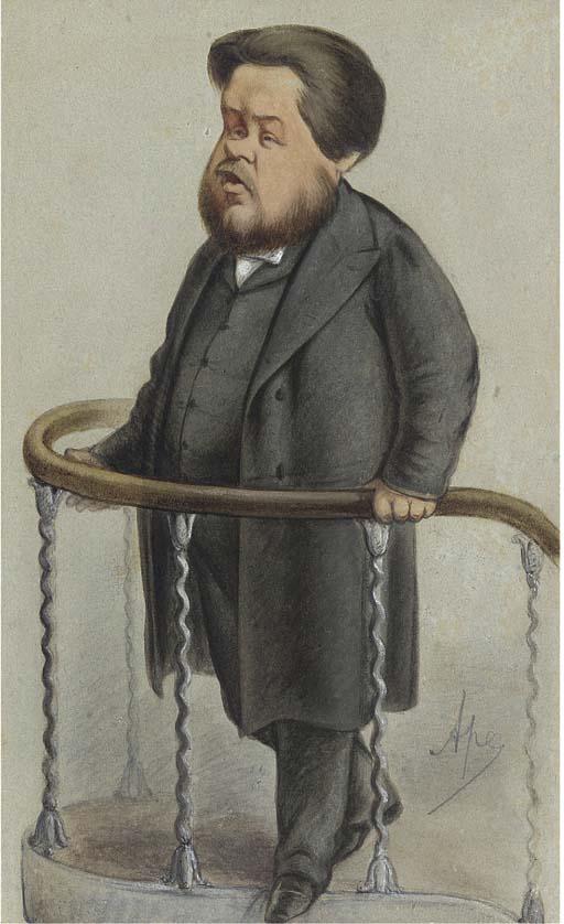 Carlo Pellegrini - The Reverend Charles Haddon Spurgeon Preacher