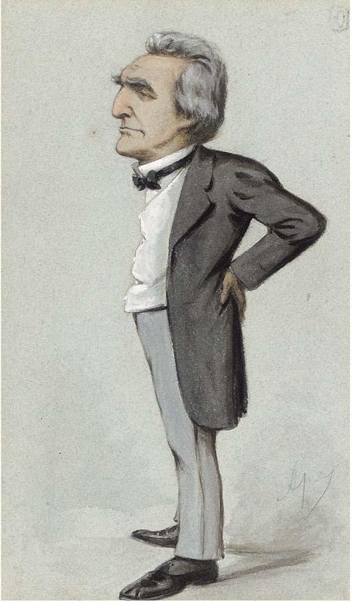 Carlo Pellegrini - The Right Honourable Sir John Charles Dalrymple Hay, Bart, M.P. Lord of the Admiralty and Politician