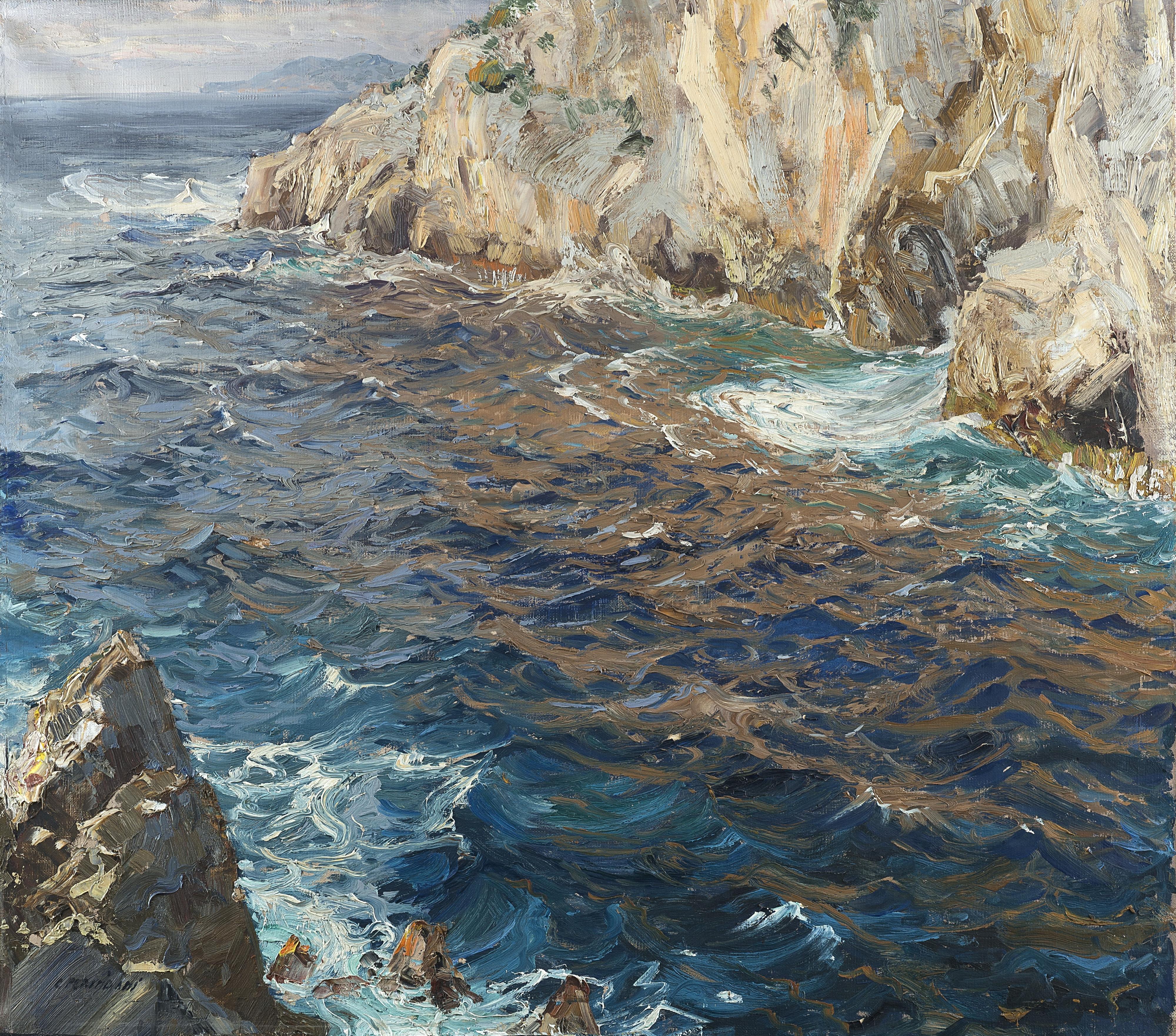 Carlo Perindani - Roccia e mare