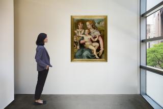 Carlo Portelli - Madonna And Child With The Infant Saint John The Baptist