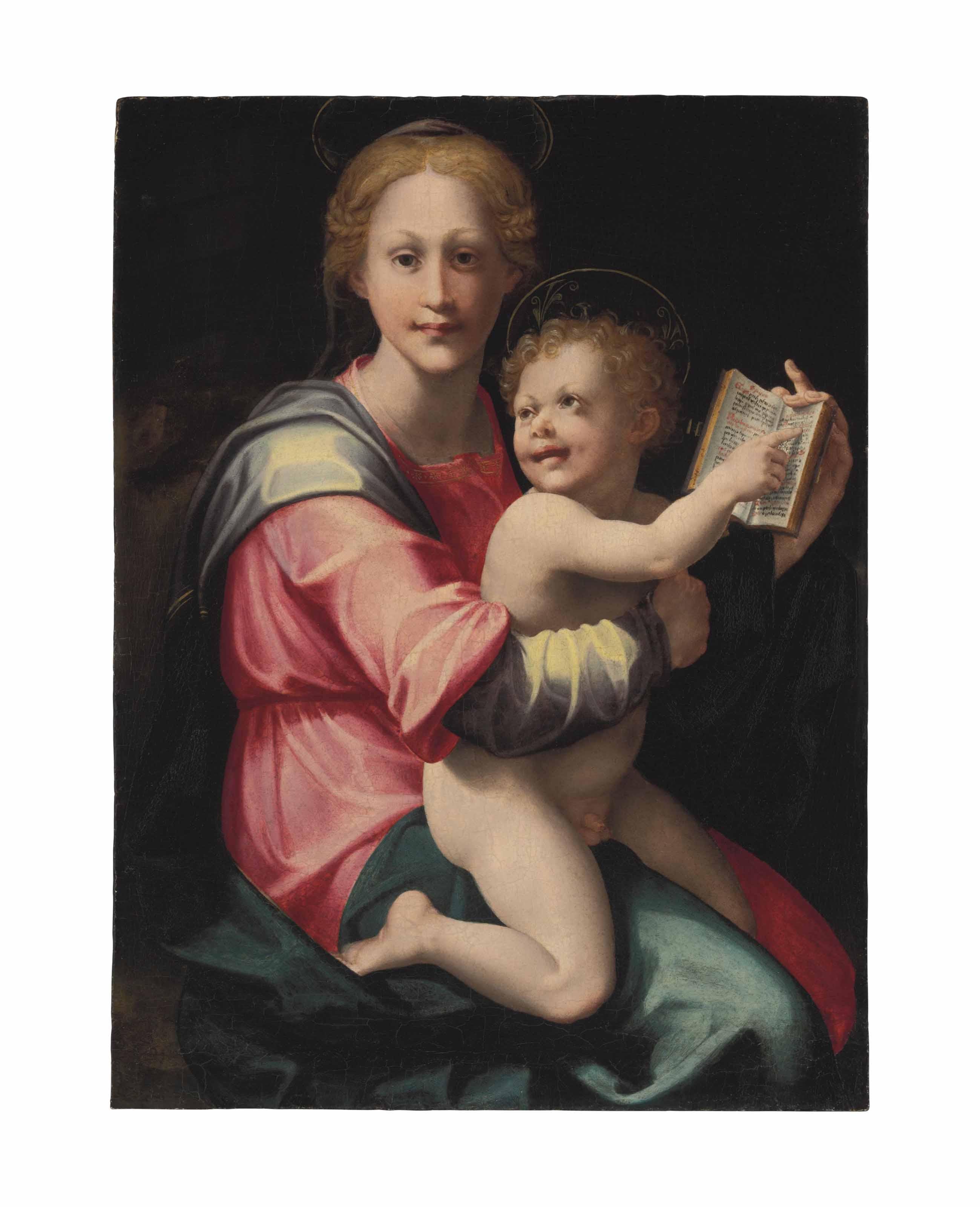 Carlo Portelli - The Madonna Teaching The Christ Child To Read