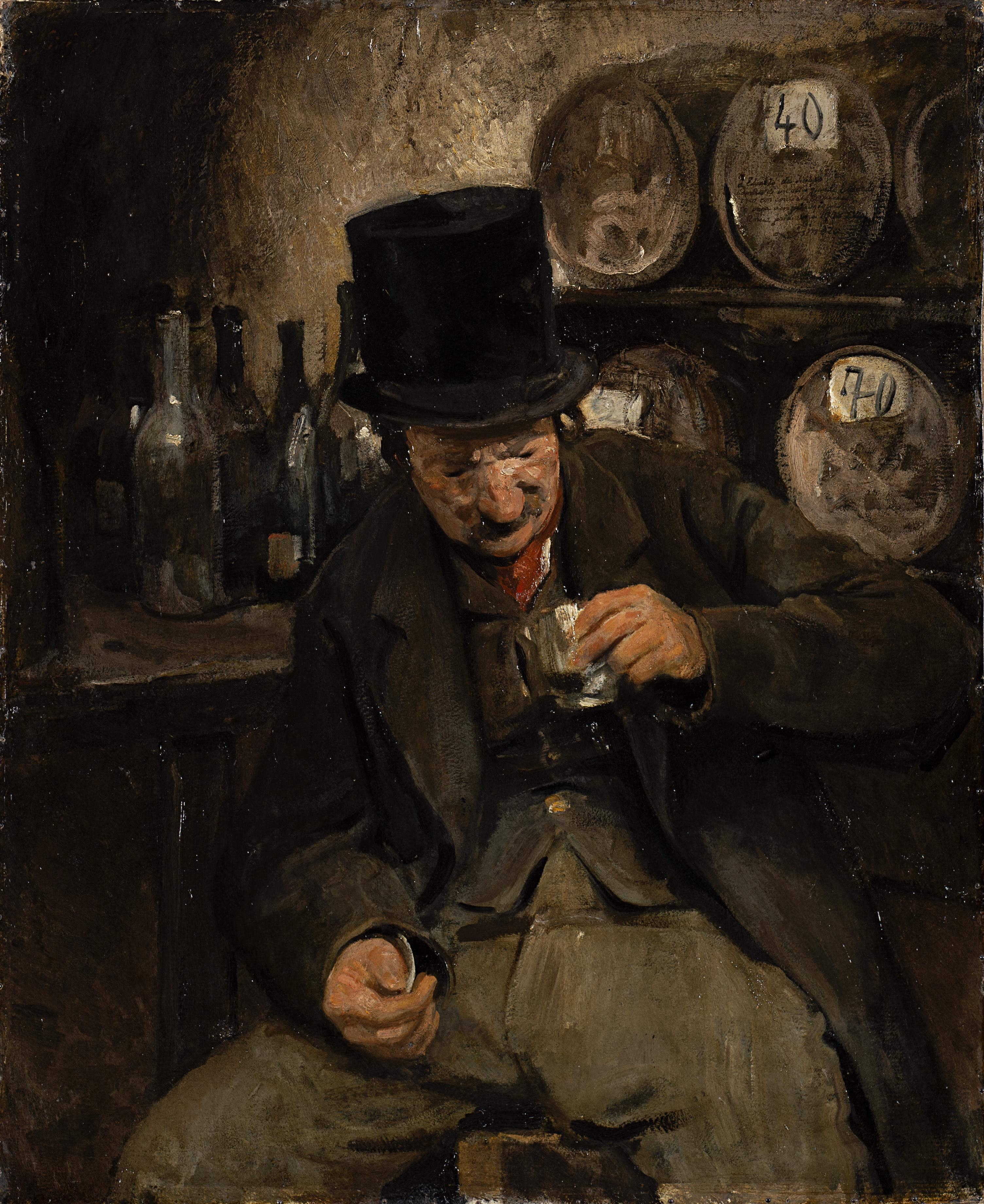 Carlo Siviero - Ritratto di Eduardo De Filippo nei panni di Edoardo Ferravilla che interpreta il Tecoppa