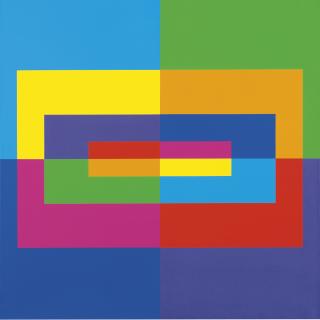 Carlo Vivarelli - 4 Diagonale Zentrifugale Gruppen In 8 Extrovertiert, 1968/69 4 Diagonal Centrifugal Groups In 8 Extroverted, 1968/69