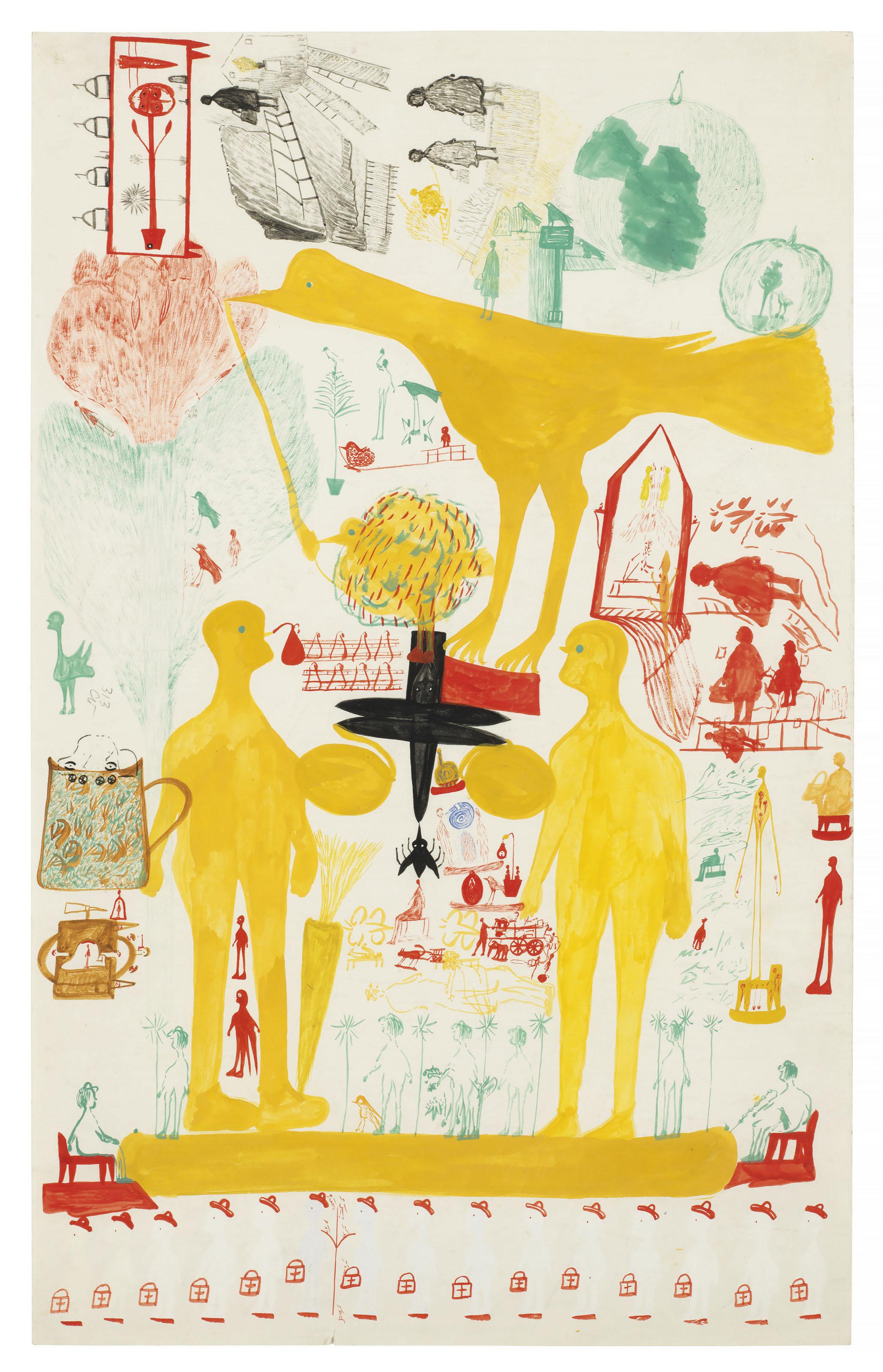 Carlo Zinelli - Untitled