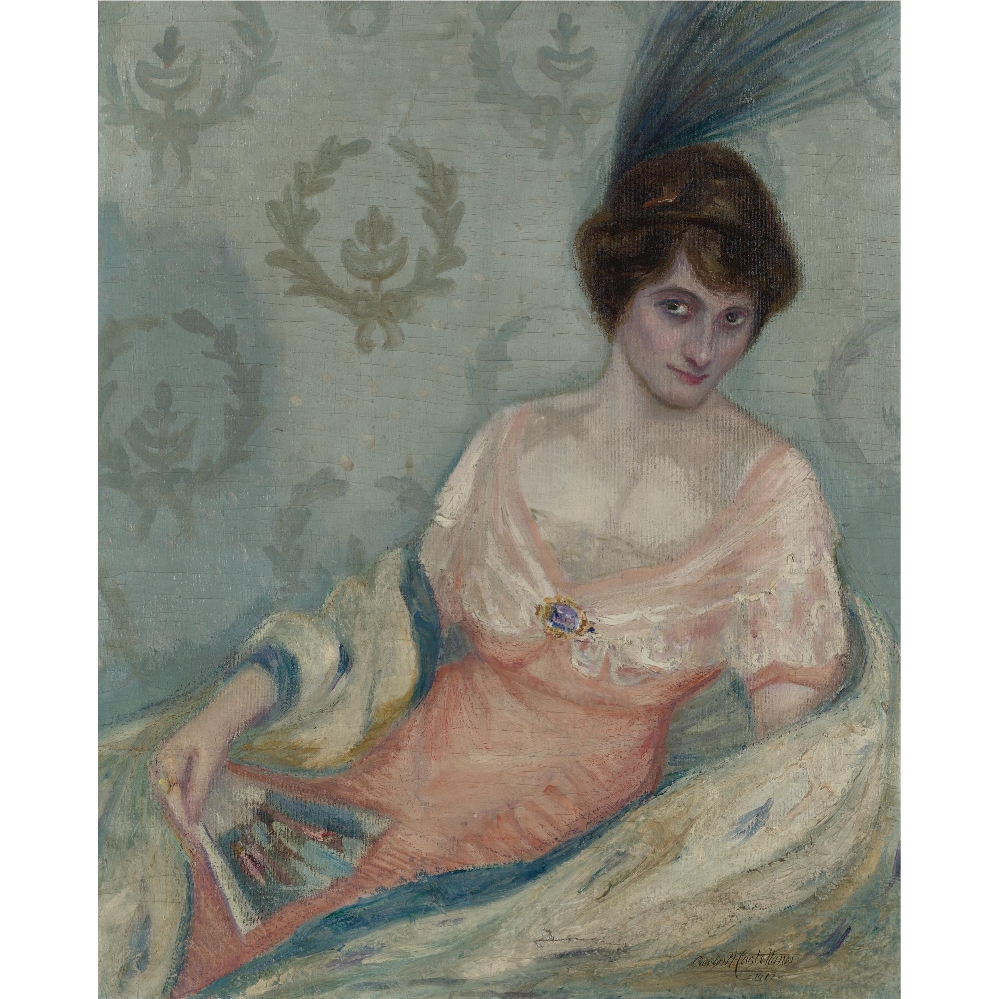 Carlos Alberto Castellanos - Mujer Sentada