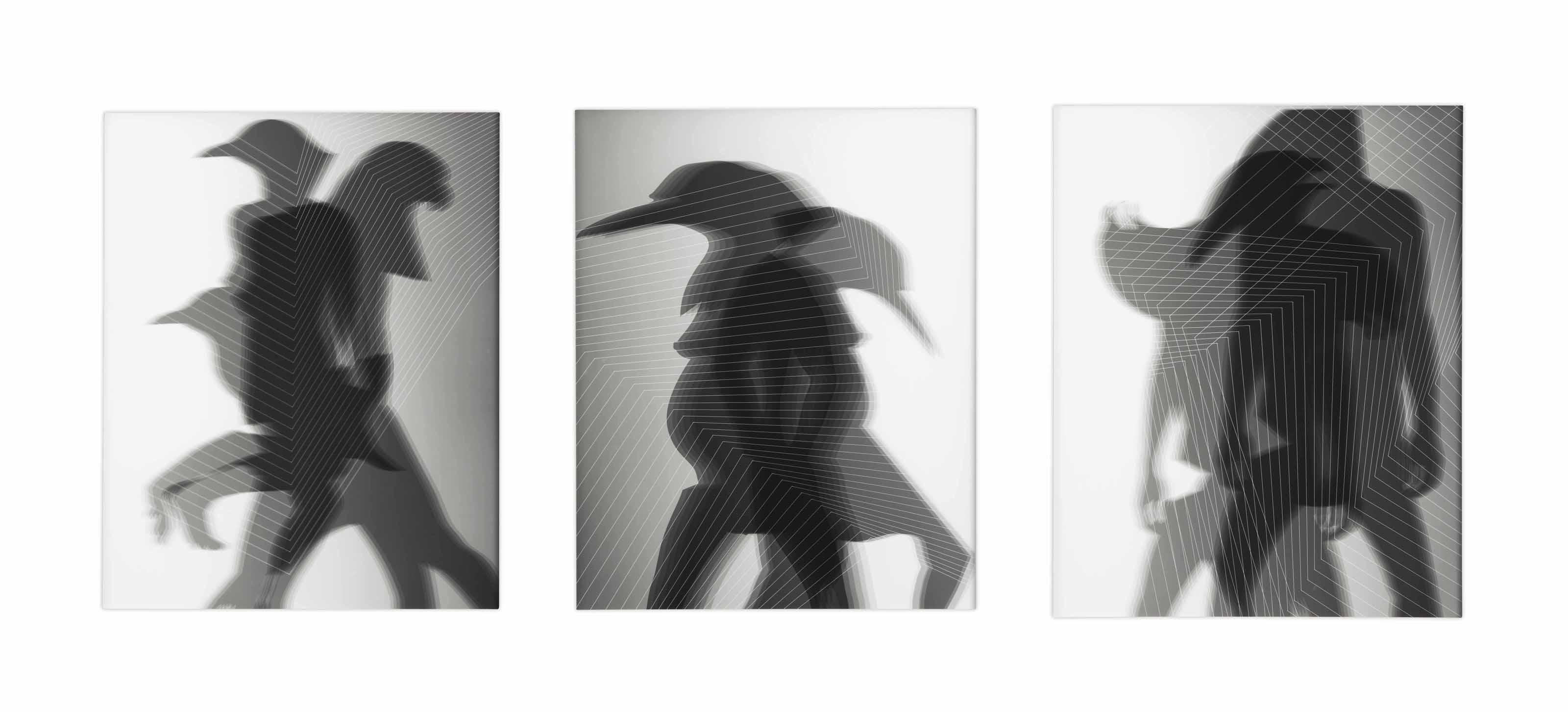 Carlos Amorales - Skeleton Images (Compositions 3, 5, 13)