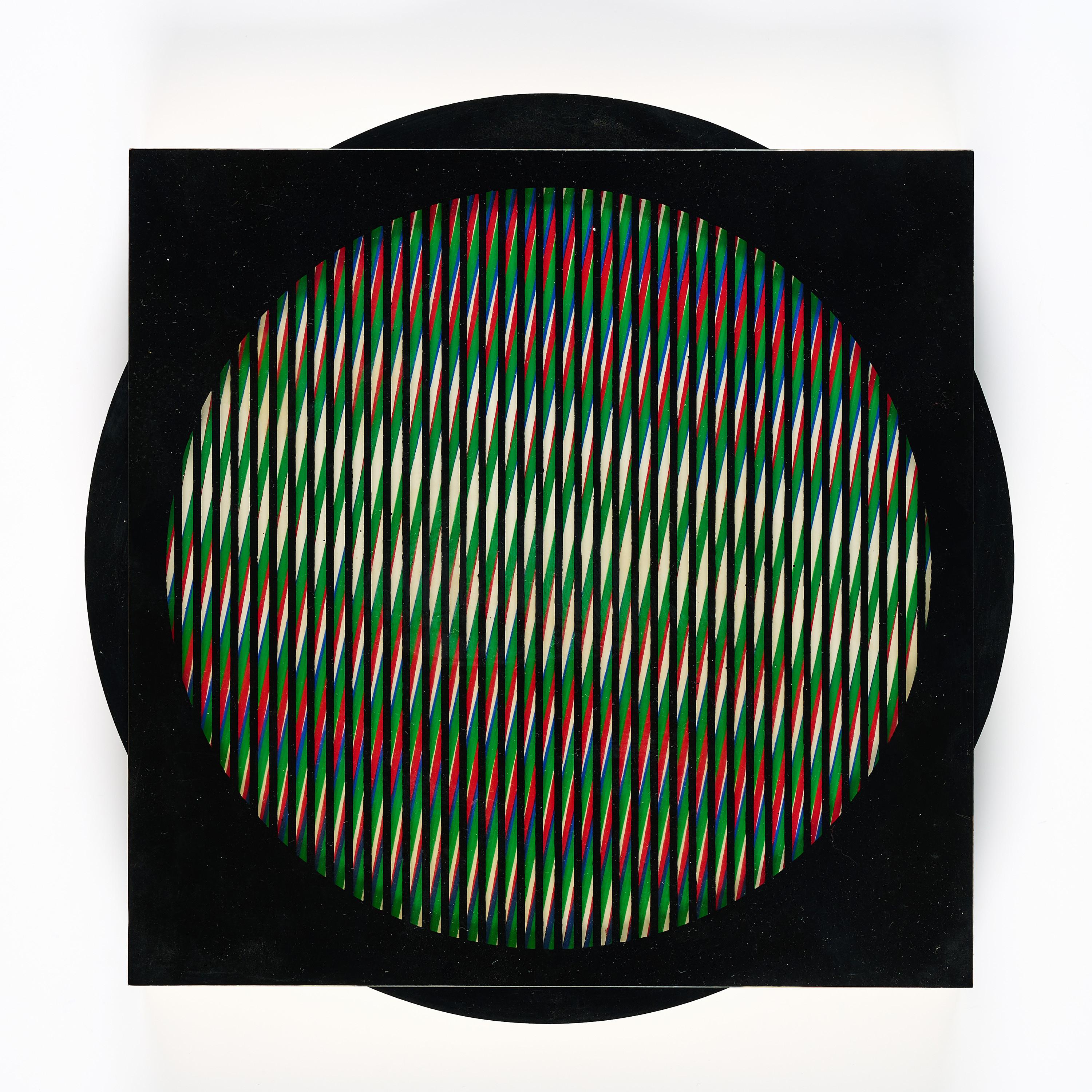 Carlos Cruz-Diez - Chromointerférence Manipulable.