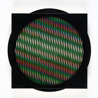 Carlos Cruz-Diez - Chromointerférence Manipulable.