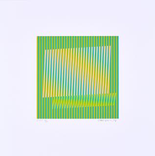 Carlos Cruz-Diez - Induction Cromatique 6-ACD