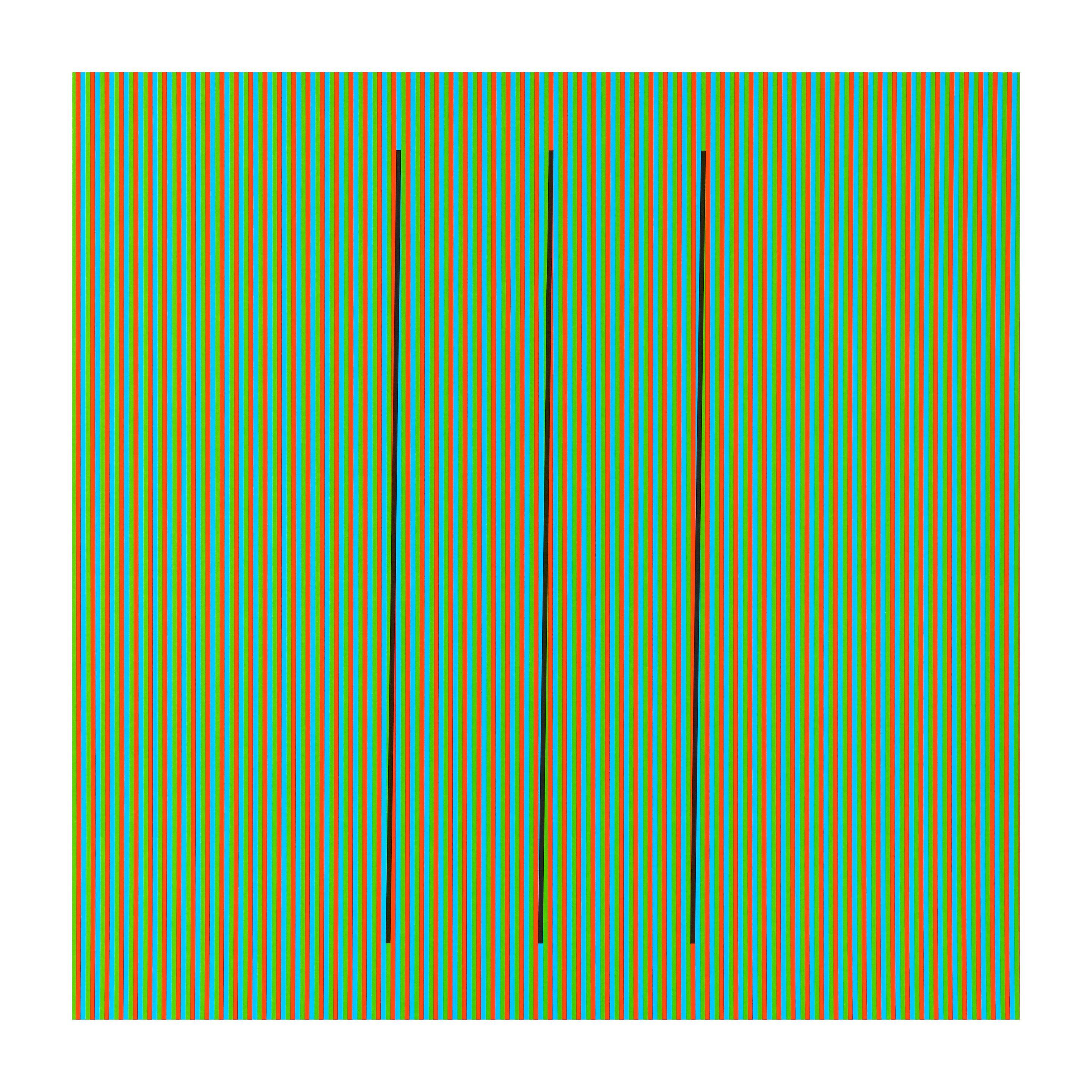 Carlos Cruz-Diez - Série Semana, Sabado, 2013