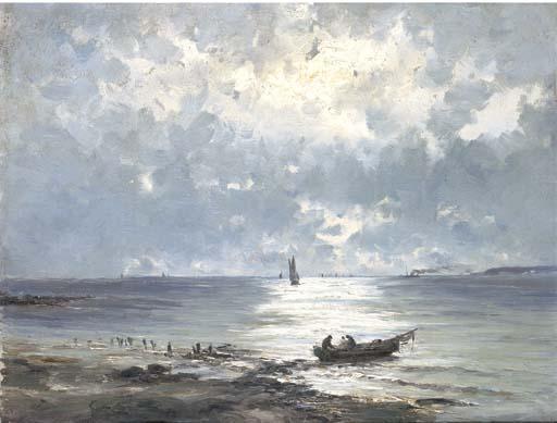 Carlos de Haes - Barca en la orilla