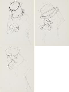 Carlos De los Ríos - Studien (3-teiliges Konvolut)