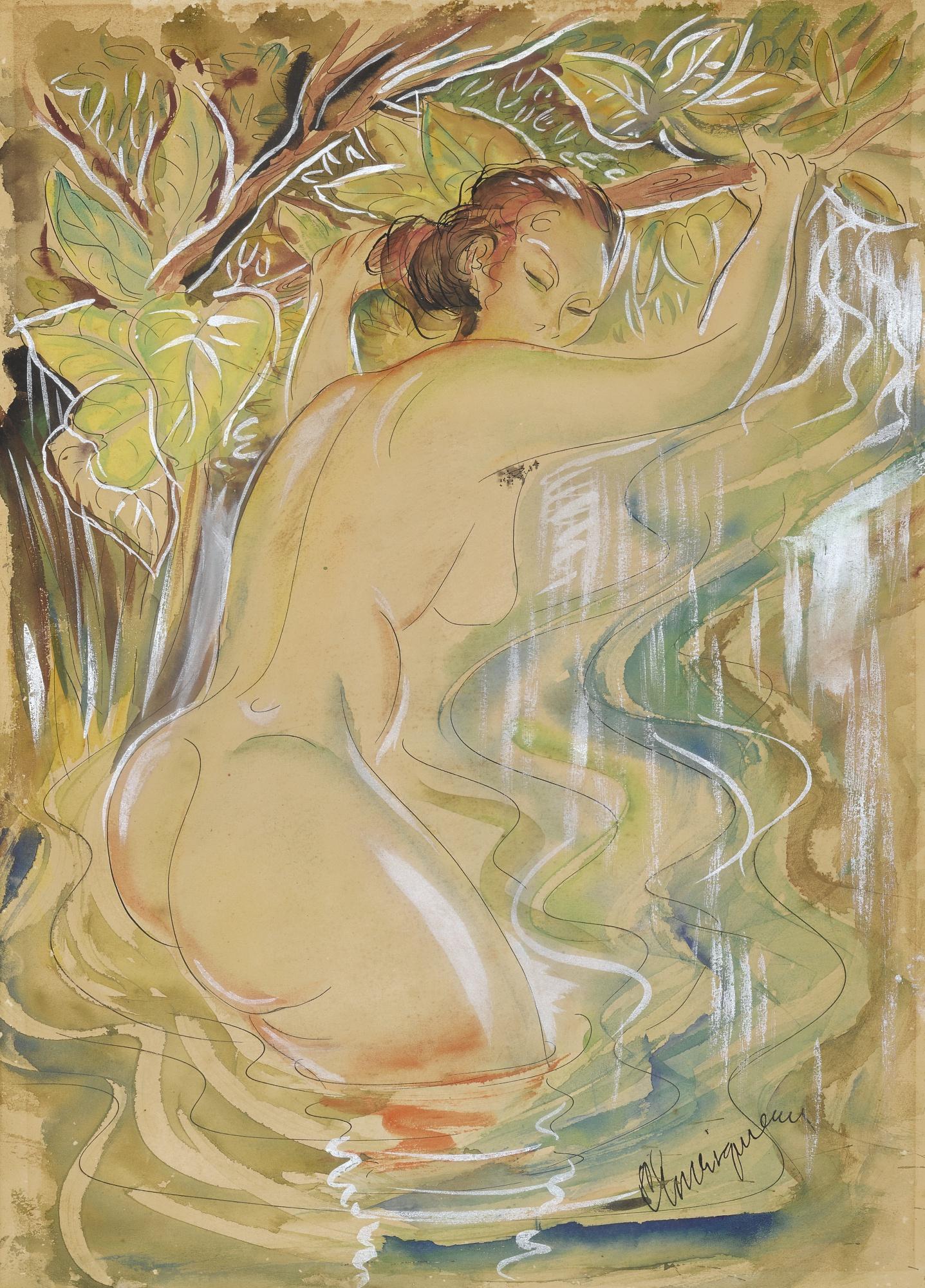 Carlos Enríquez - Bañista