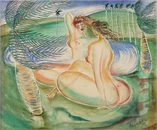 Carlos Enríquez - Dos Bañistas