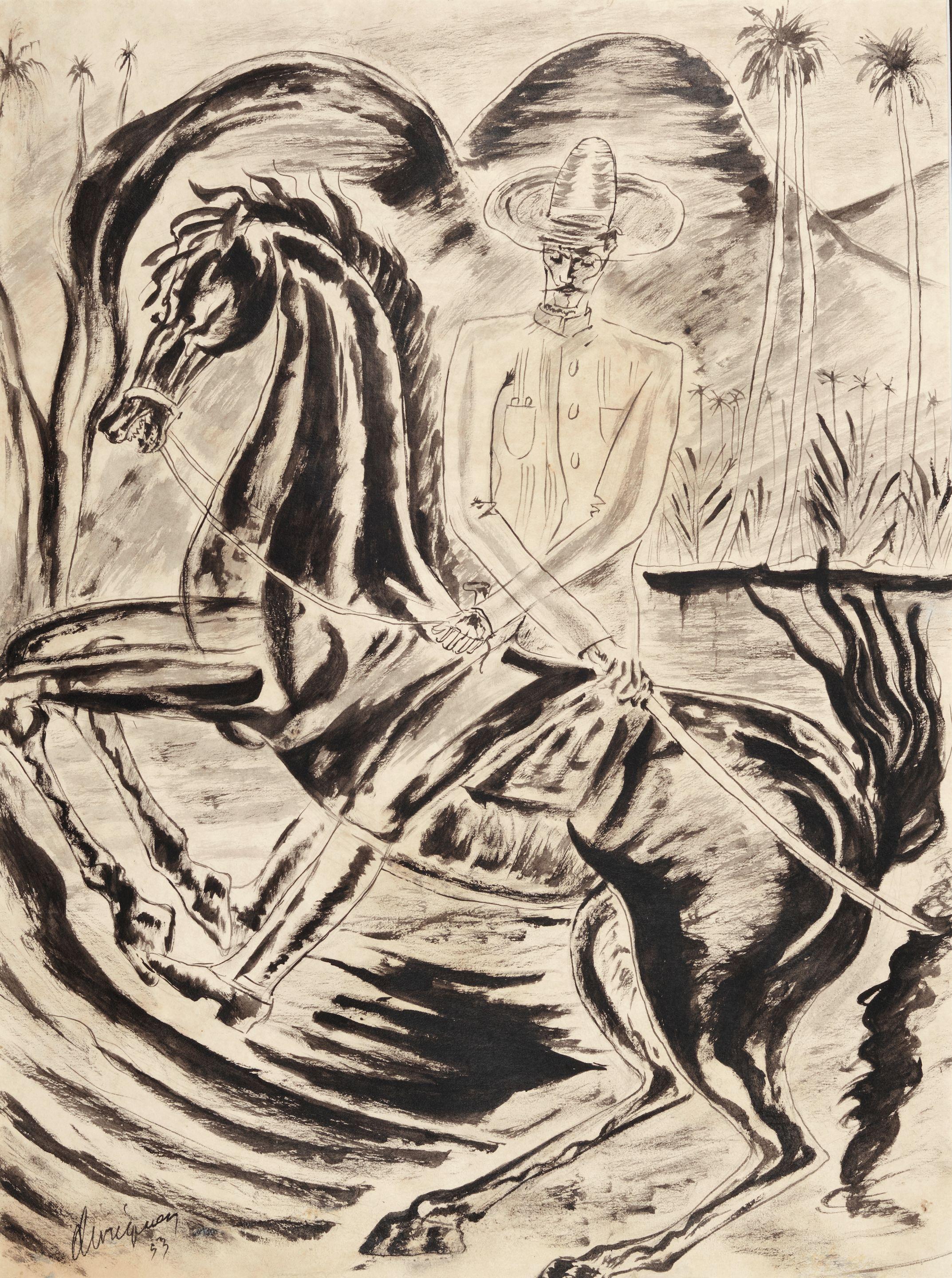 Carlos Enríquez - Jinete