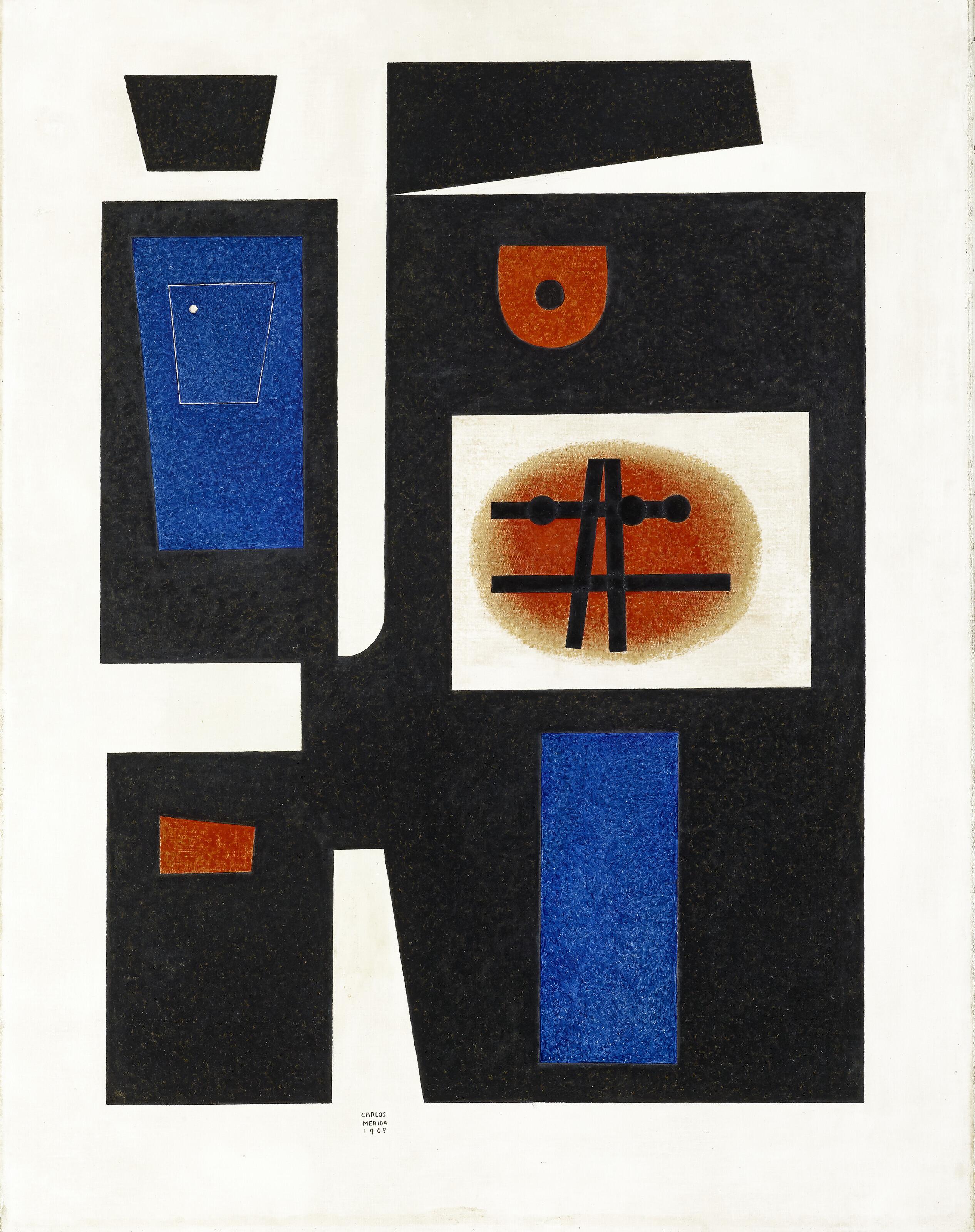 Carlos Mérida - Espectro en rojo