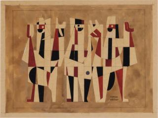 Carlos Mérida - Estudio para Retablo