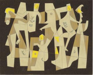 Carlos Mérida - Las moradas