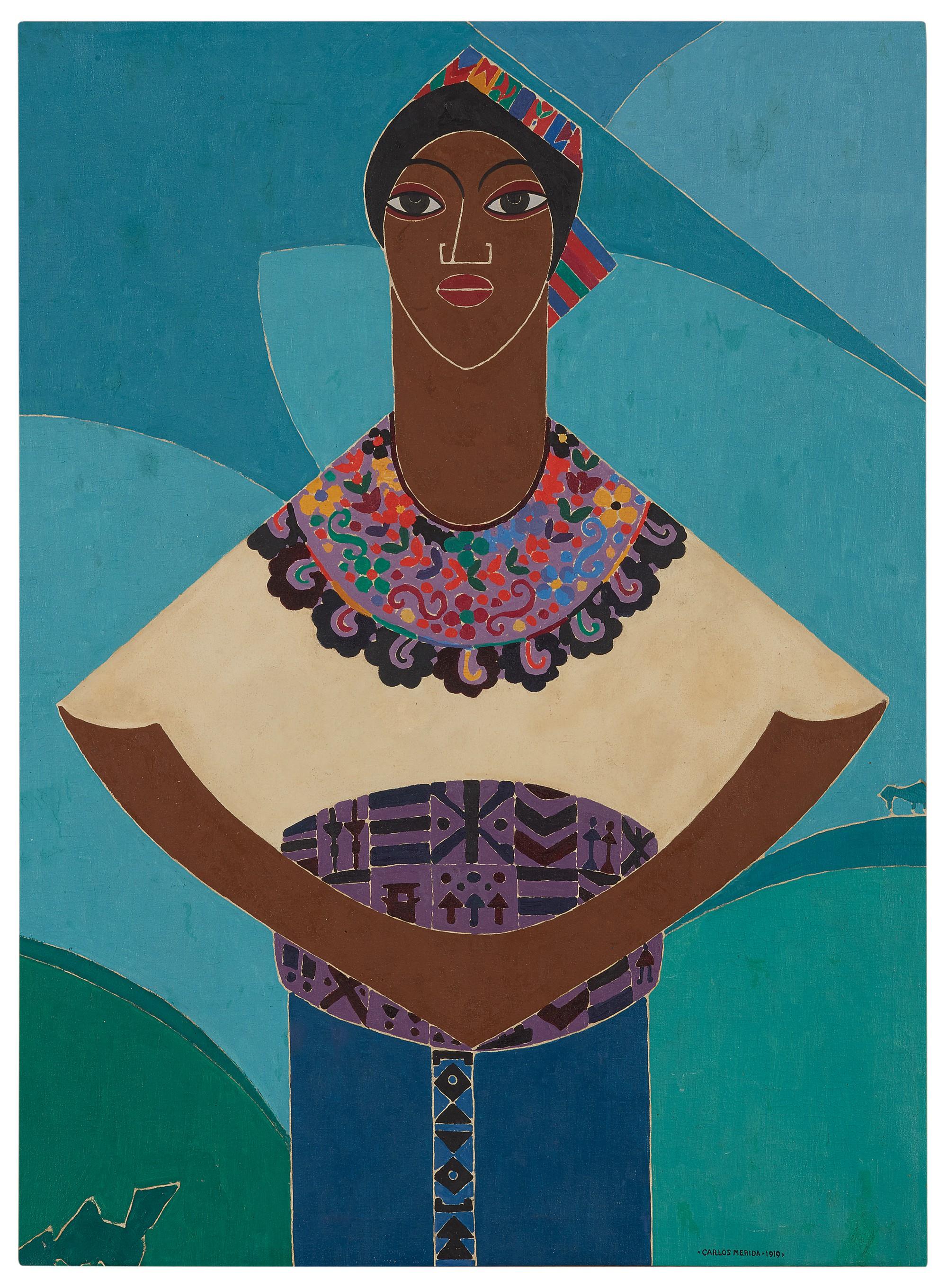 Carlos Mérida - Motivo Guatemalteco