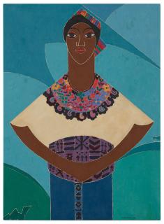 Carlos Mérida - Motivo Guatemalteco