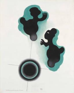 Carlos Mérida - Untitled (Floating Forms)