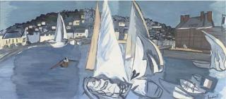 Carlos Nadal - Bateaux Dans Le Port