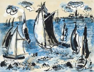 Carlos Nadal - Blue boats