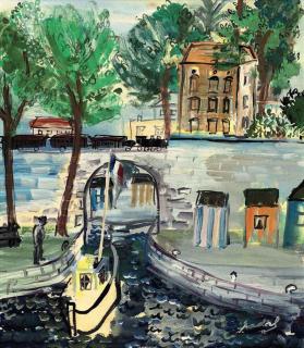 Carlos Nadal - Canal à Paris