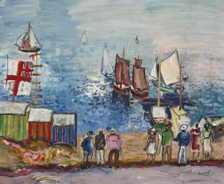 Carlos Nadal - Dieppe, la plage