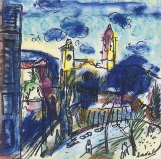 Carlos Nadal - Église de Sitges, Barcelone
