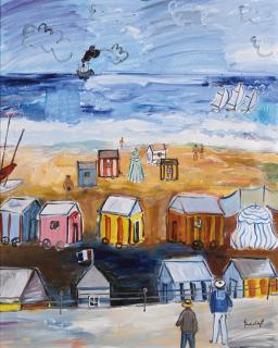 Carlos Nadal - La Plage À Saint Malo