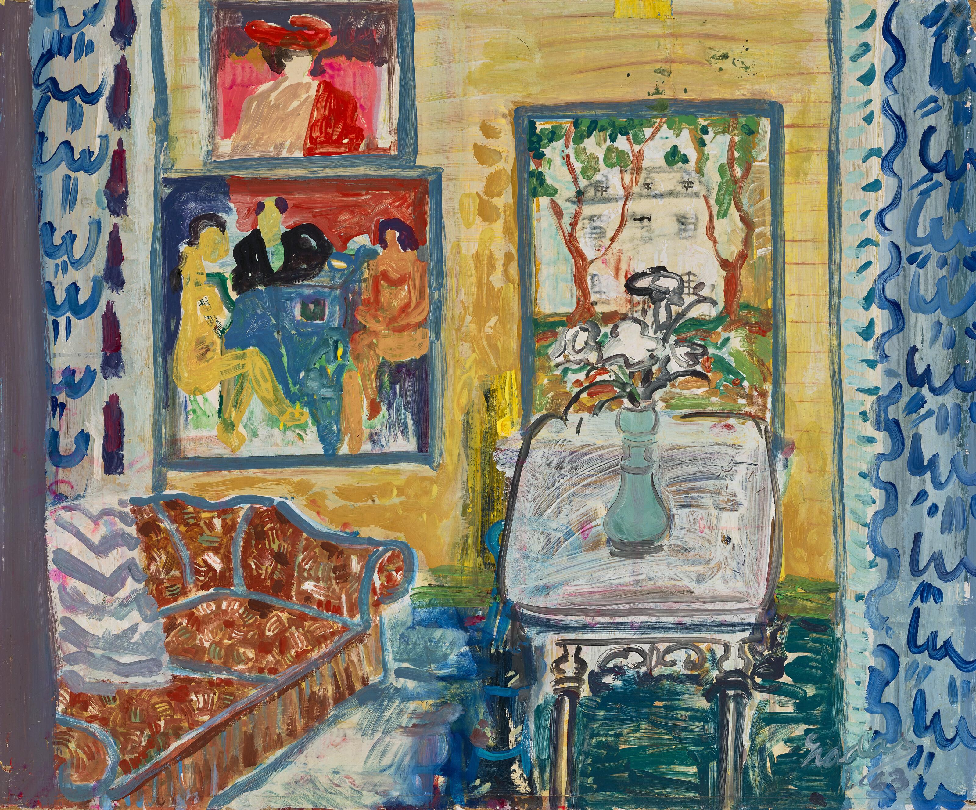 Carlos Nadal - Salon de Madame Sistax à Paris