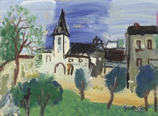 Carlos Nadal - Scène de village