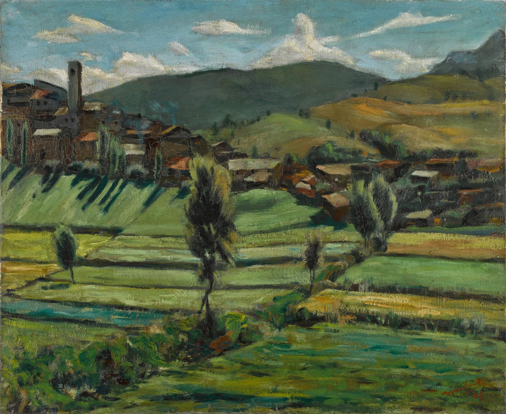 Carlos Nadal - Sin título (Paisaje Catalan) (Untitled (Catalan landscape))