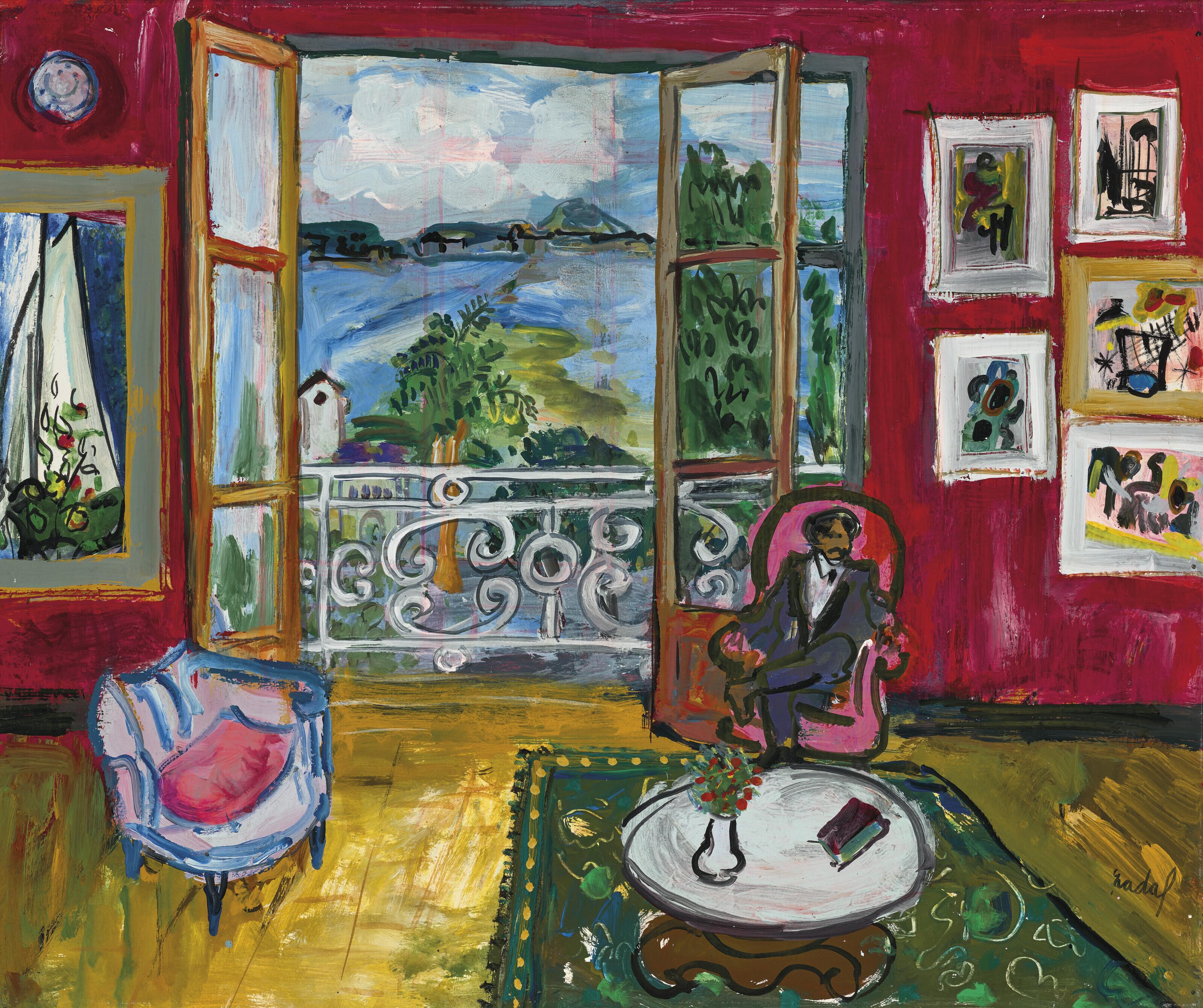 Carlos Nadal - Vue sur Nice